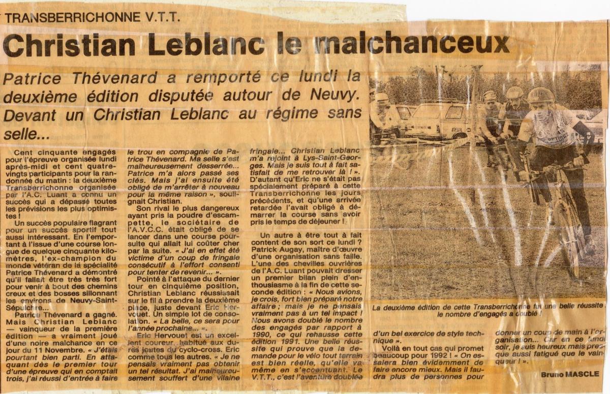 1991 resultats