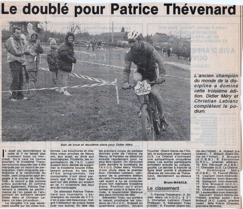1992 3eme tb resultats