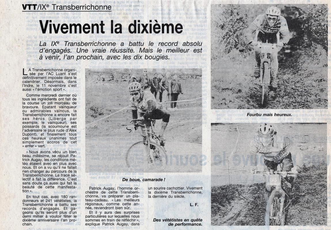 1998 compte rendu