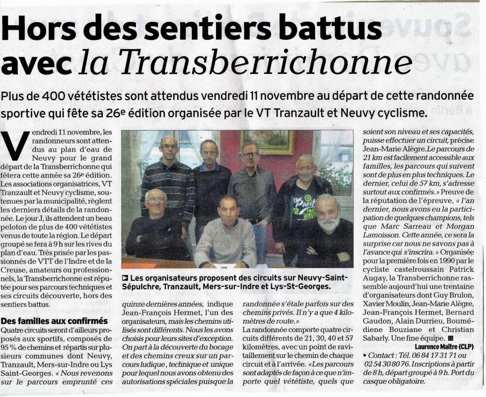 Echo du berry du 10 nov